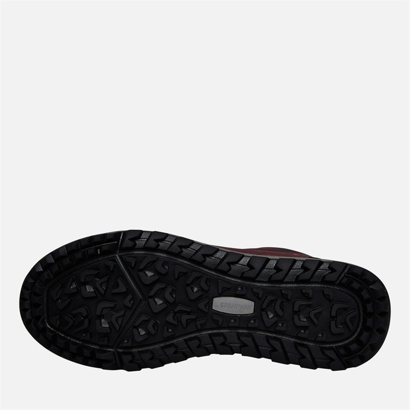 Sprayway Mens Burbage Low Hydrodry Waterproof Walking Shoes Maroon - Image 2
