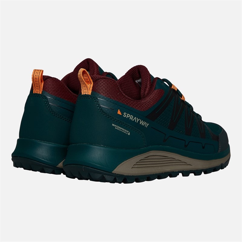 Sprayway Mens Burbage Low Hydrodry Waterproof Walking Shoes Spruce - Image 3