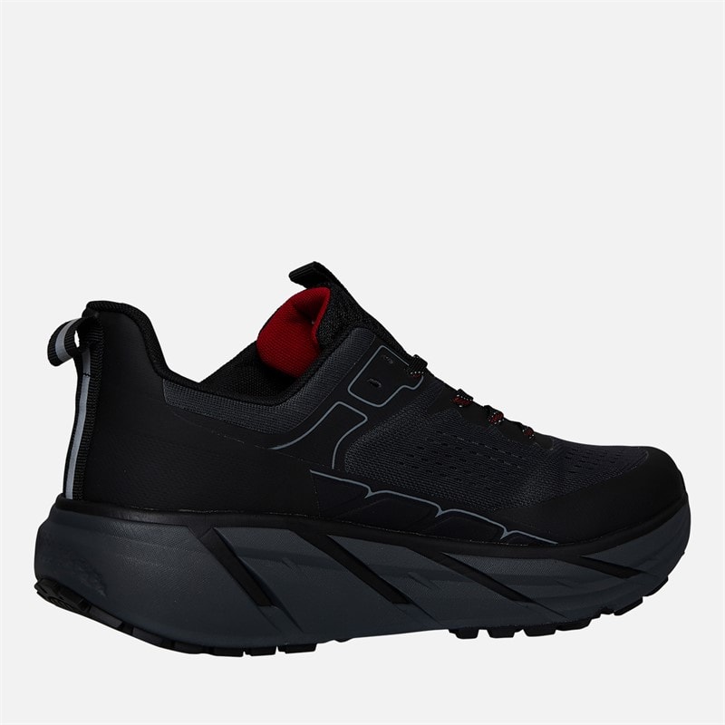 Sprayway Mens Higger Hydrodry Waterproof Trail Walking Shoes Black/Charcoal/Tango Red - Image 5