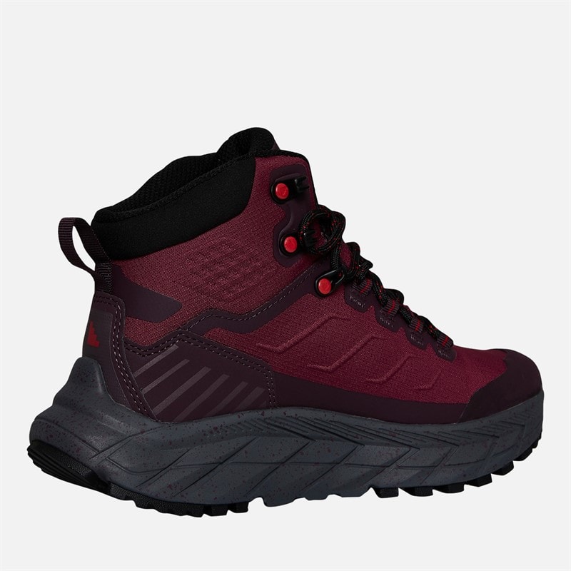 Sprayway Womens Glencoe Hydrodry Waterproof Trail Walking Boots Maroon Pink - Image 5