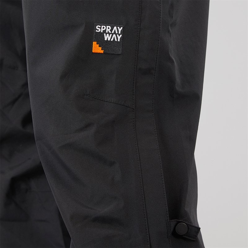 Sprayway Mens Rask Gore-Tex Waterproof Over Trousers Black - Image 3