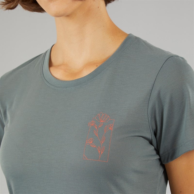 Sprayway Womens Anther Graphic T-Shirt Balsam Green - Image 3