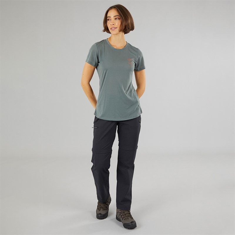 Sprayway Womens Anther Graphic T-Shirt Balsam Green - Image 4
