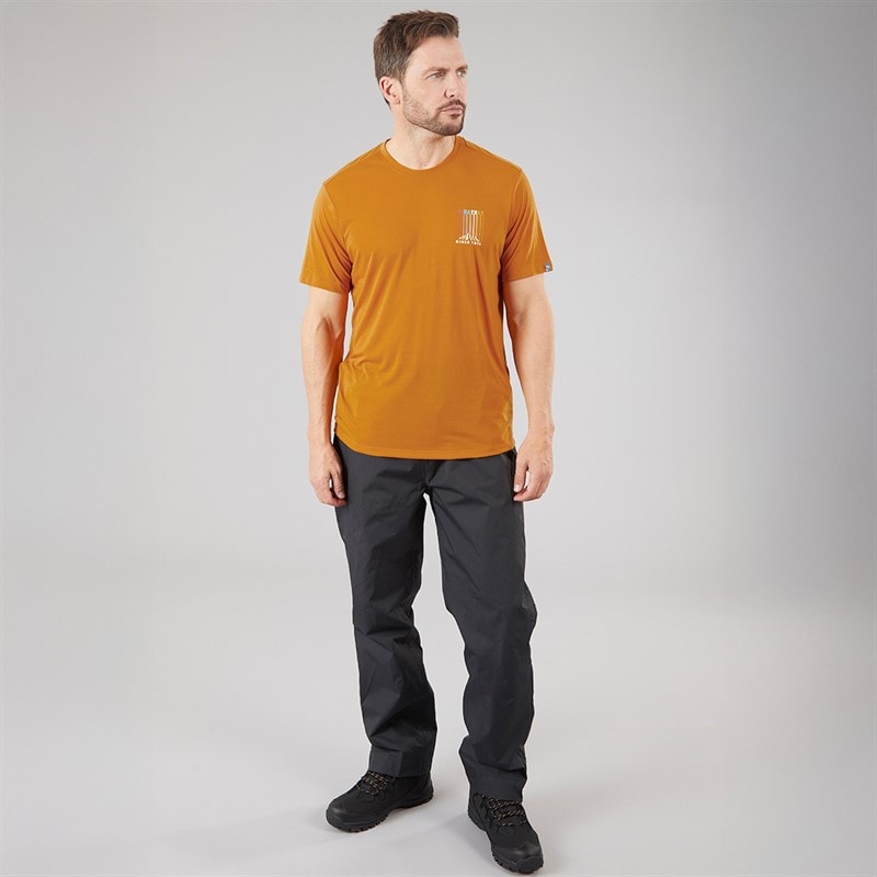 Sprayway Mens Vintage Lyocell T-Shirt Turmeric - Image 4