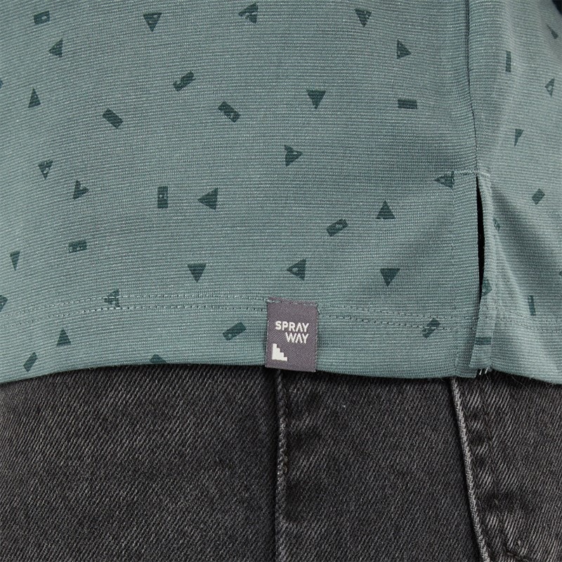 Sprayway Womens Form Print T-Shirt Balsam Green - Image 3