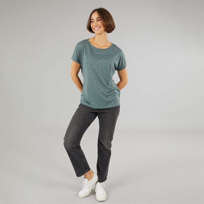 Sprayway Womens Form Print T-Shirt Balsam Green - Image 4