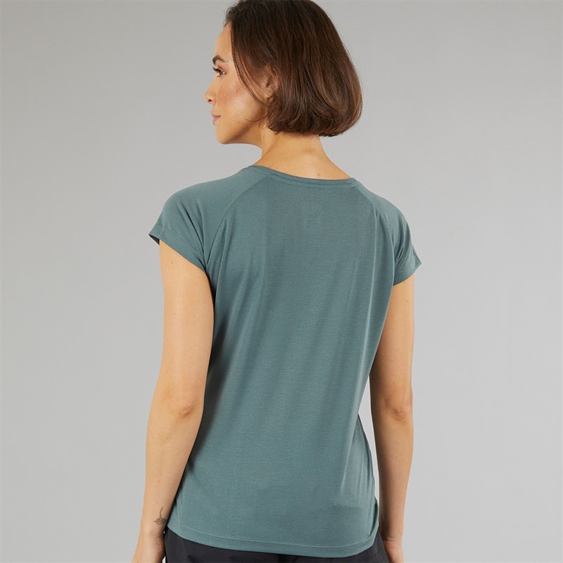 Sprayway Womens Wild Flower Graphic T-Shirt Balsam Green - Image 2