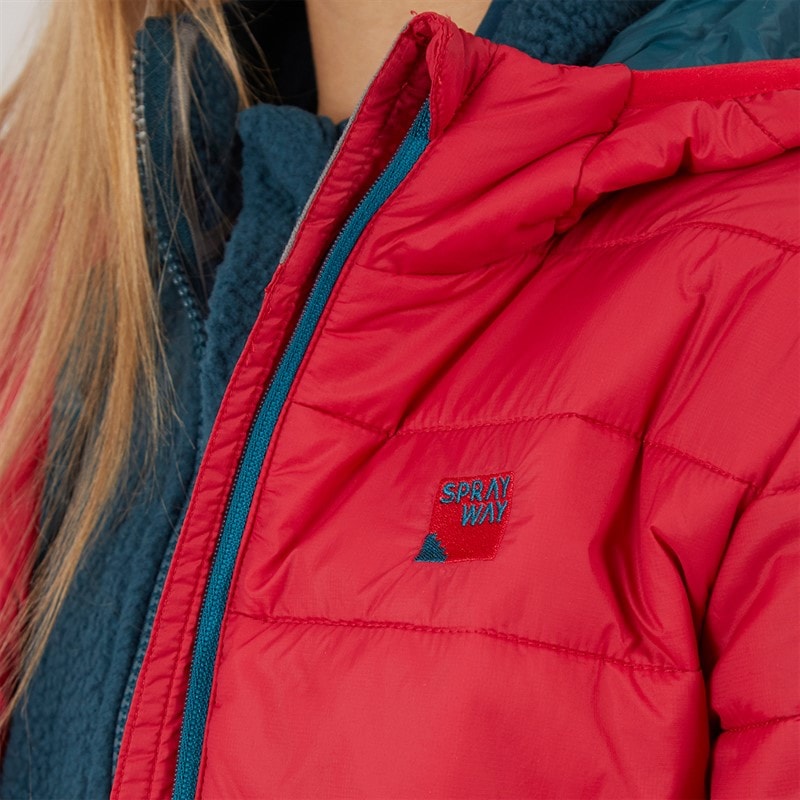 Sprayway Junior Boys Neb TecSHELL™ Insulated Padded Jacket Jalapeno - Image 3