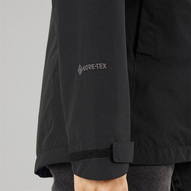 Sprayway Womens Reaction 2-Layer Gore-Tex® Waterproof Long Length Jacket Black - Image 3