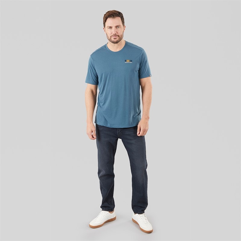 Sprayway Mens Chester Street Lyocell Back Logo T-Shirt Seaport - Image 3