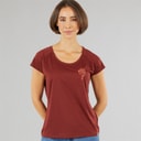 Sprayway Womens Wild Flower Graphic T-Shirt Chipotle