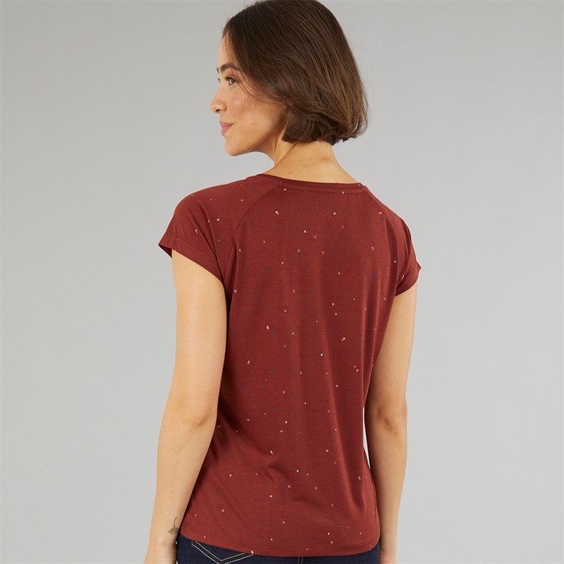 Sprayway Womens Dot Printed T-Shirt Chipotle - Image 2