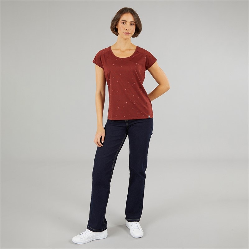 Sprayway Womens Dot Printed T-Shirt Chipotle - Image 4