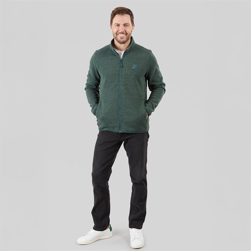 Sprayway Mens Rowarth Polartec Thermal Fleece Jacket Dark Spruce - Image 4