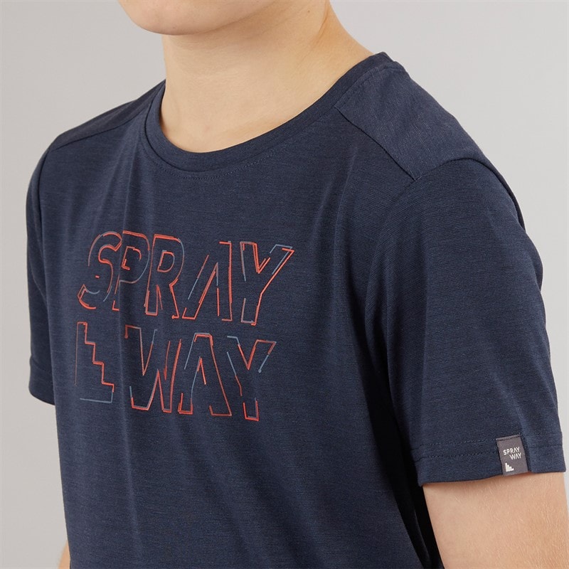 Sprayway Junior Boys Scribe Graphic T-Shirt Light Blazer - Image 3