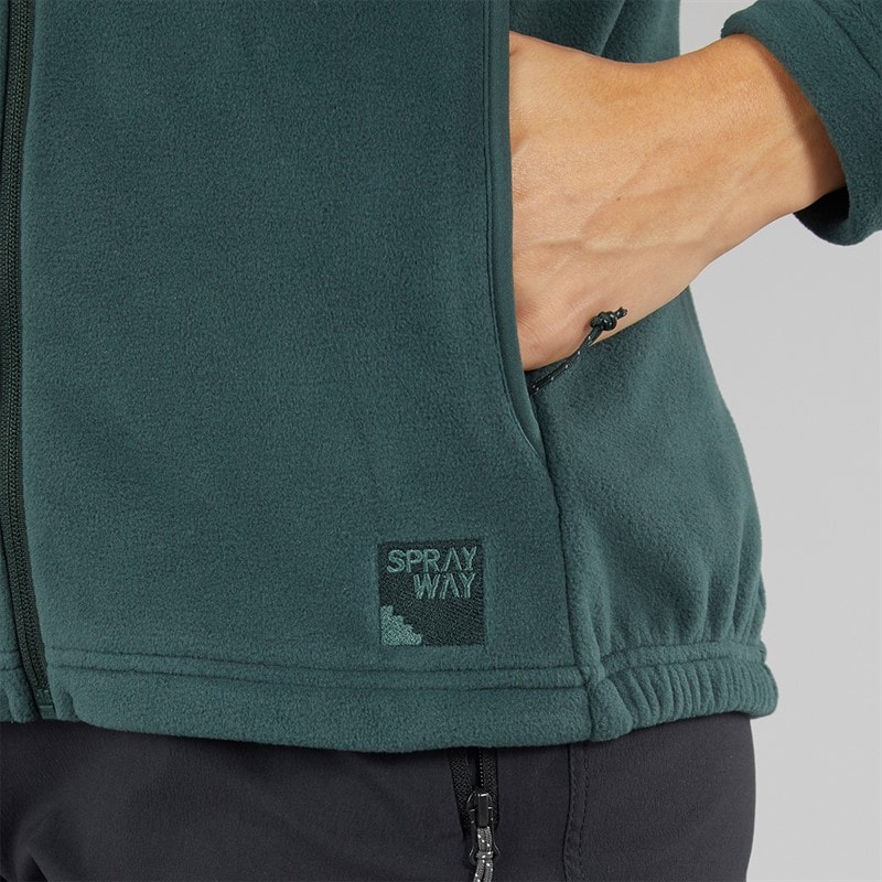 Sprayway Womens Swale Polartec® Fleece Jacket Dark Spruce - Image 3