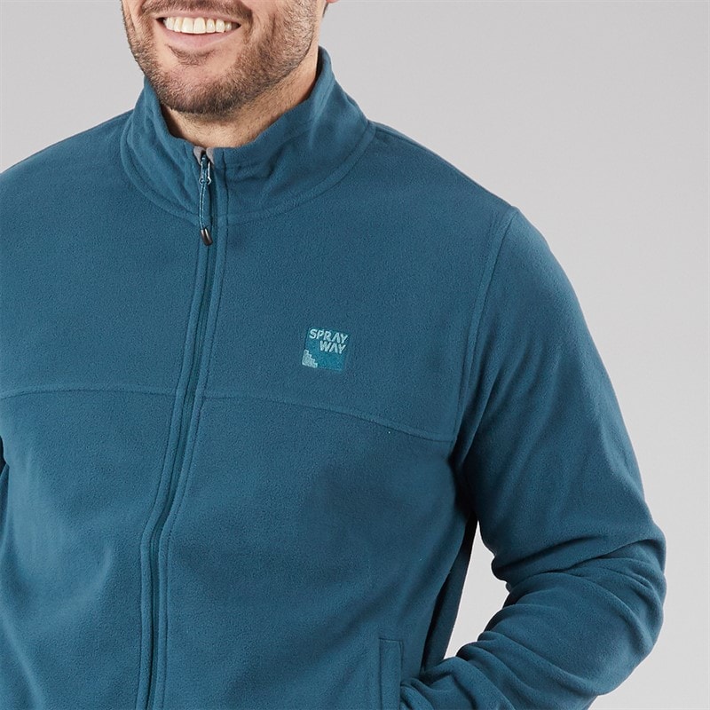 Sprayway Mens Storr Micro Polartec Fleece Jacket Marine Blue - Image 3