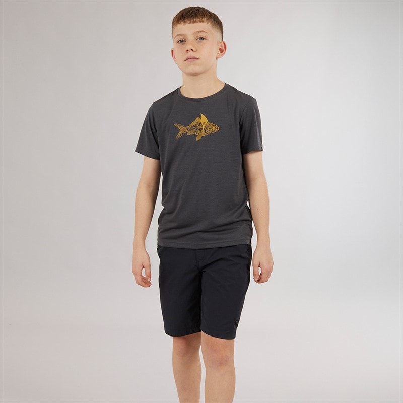 Sprayway Boys Fish Graphic T-Shirt Asphalt - Image 4