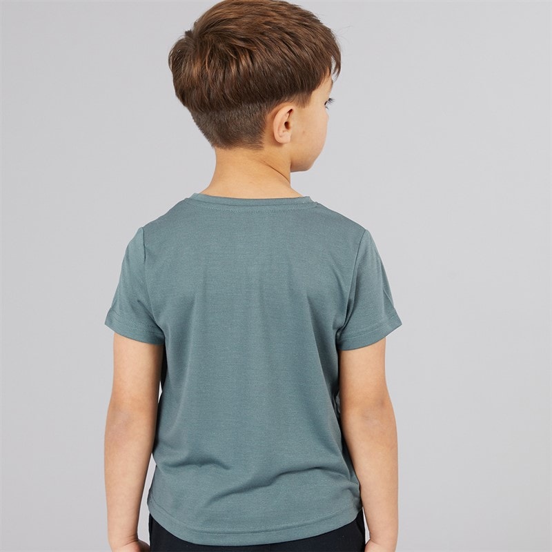 Sprayway Boys Brown Bear Graphic T-Shirt Balsam Green - Image 2