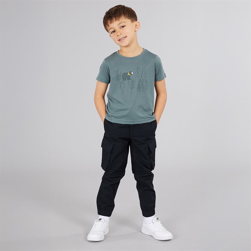 Sprayway Boys Brown Bear Graphic T-Shirt Balsam Green - Image 4