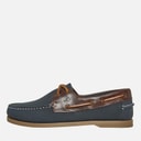 Sperry Mens A/O 2 Eye Boat Shoes Navy/Brown