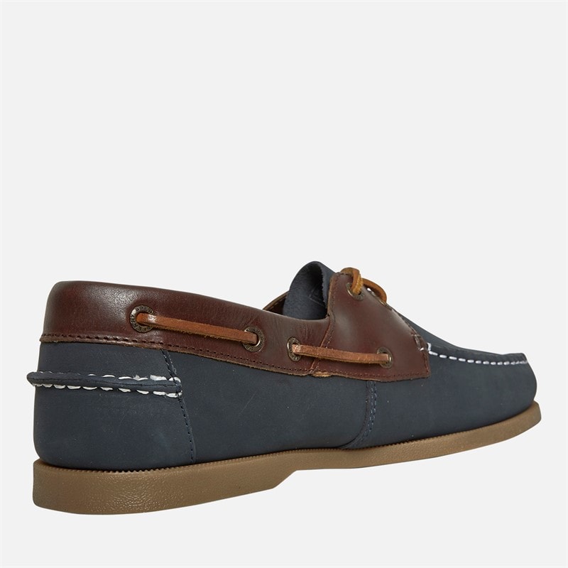 Sperry Mens A/O 2 Eye Boat Shoes Navy/Brown - Image 5