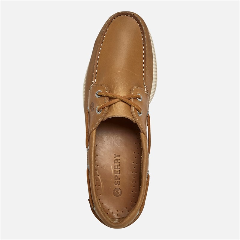 Sperry Mens A/O 2 Eye Boat Shoes Oatmeal - Image 4