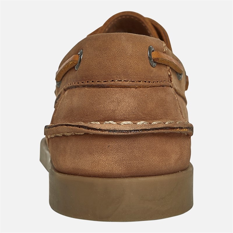 Sperry Womens A/O 2 Eye Boat Shoes Tan - Image 3
