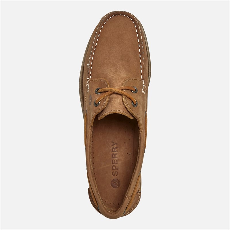 Sperry Womens A/O 2 Eye Boat Shoes Tan - Image 4