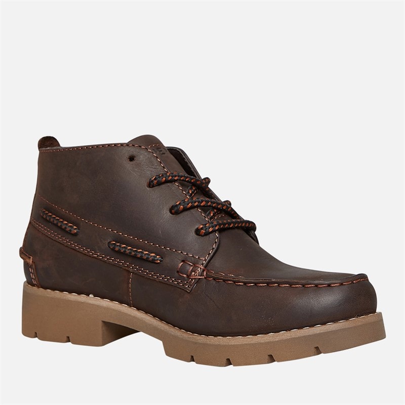 Sperry Womens Seattle Lug Chukka Boots Dark Brown Leather - Image 5