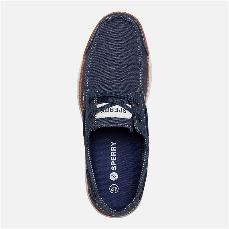 Sperry Mens Richmond 2 Eye Boat Shoes Navy - Image 4