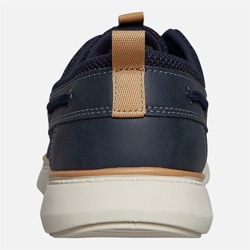 Sperry Mens Roads 3 Eye Boat Shoes Navy - Image 3