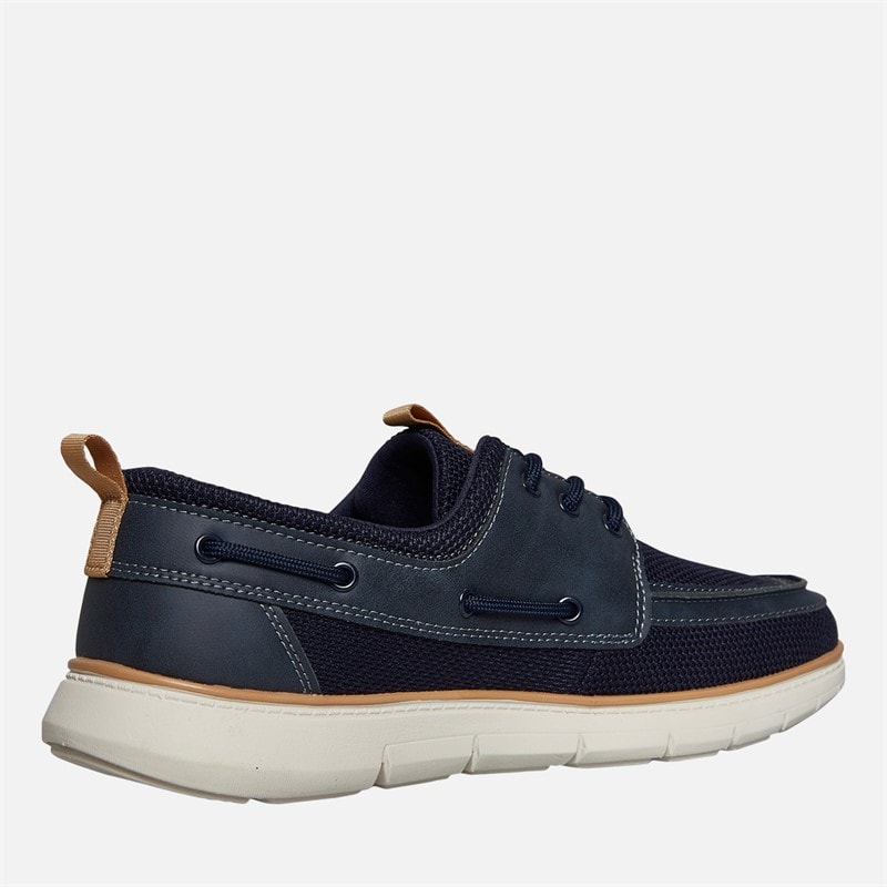 Sperry Mens Roads 3 Eye Boat Shoes Navy - Image 5