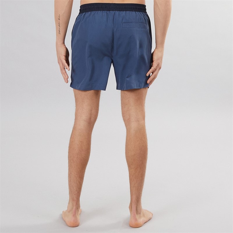 THREADBARE Mens Penglai Swim Shorts Vintage Blue - Image 2