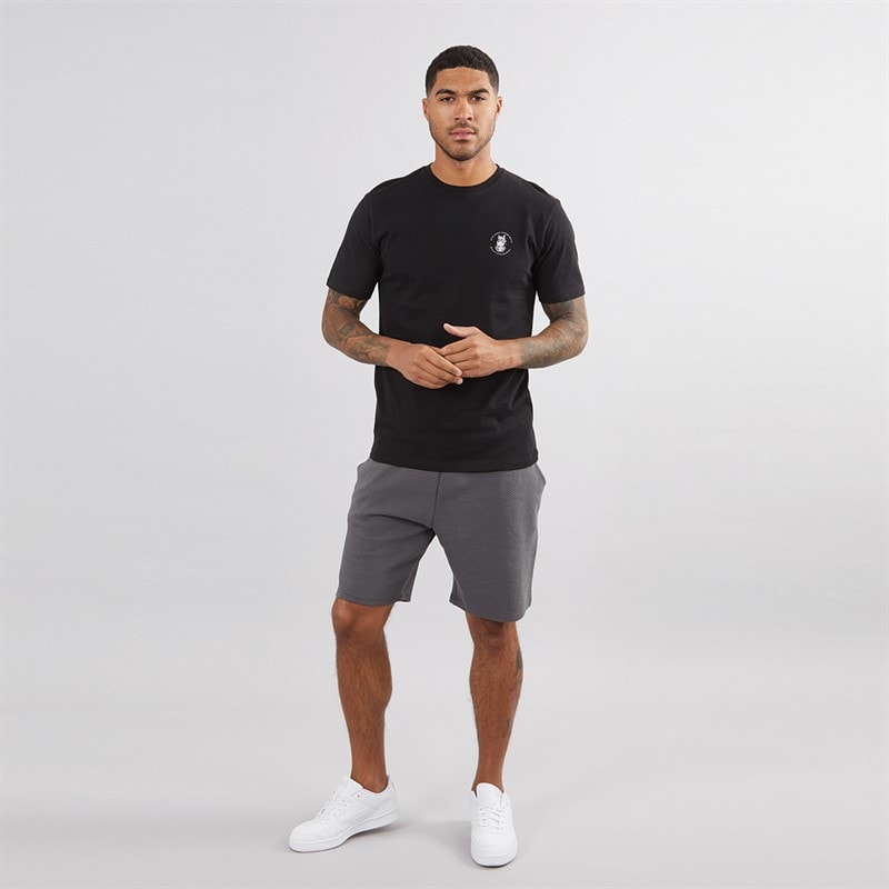 THREADBARE Mens Jewel Shorts Slate - Image 3