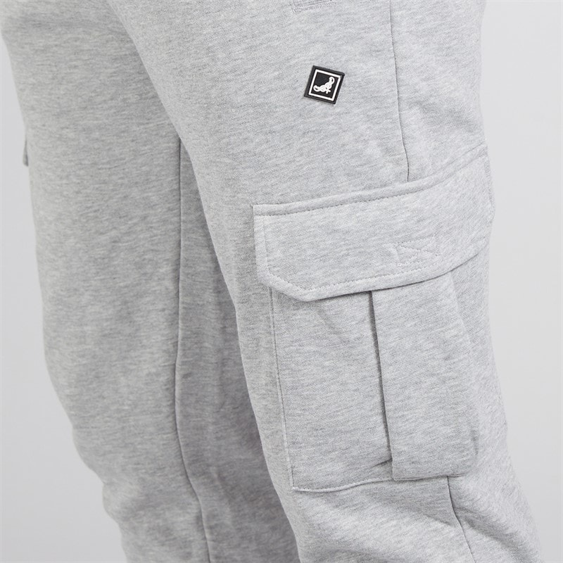 THREADBARE Mens Two Pack Stefan Cargo Joggers Navy/Grey Marl - Image 3