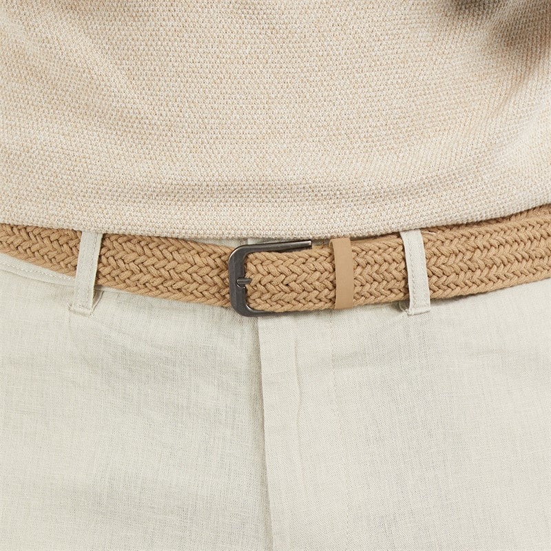 THREADBARE Mens Eastsea Shorts Light Stone - Image 3