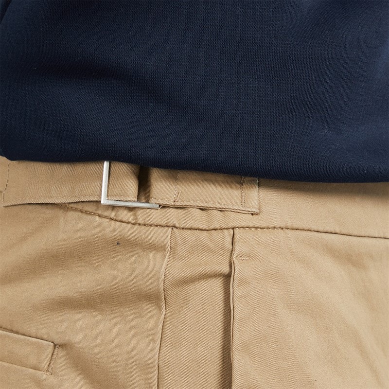 THREADBARE Mens Artois Chino Trousers Dark Stone - Image 3