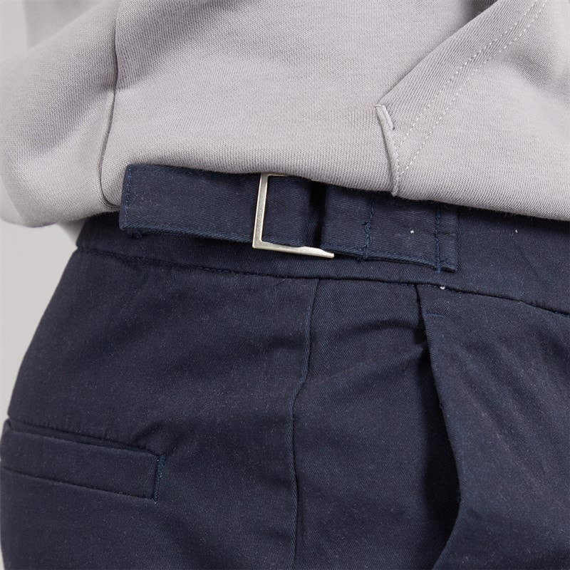 THREADBARE Mens Artois Chino Trousers Navy - Image 3