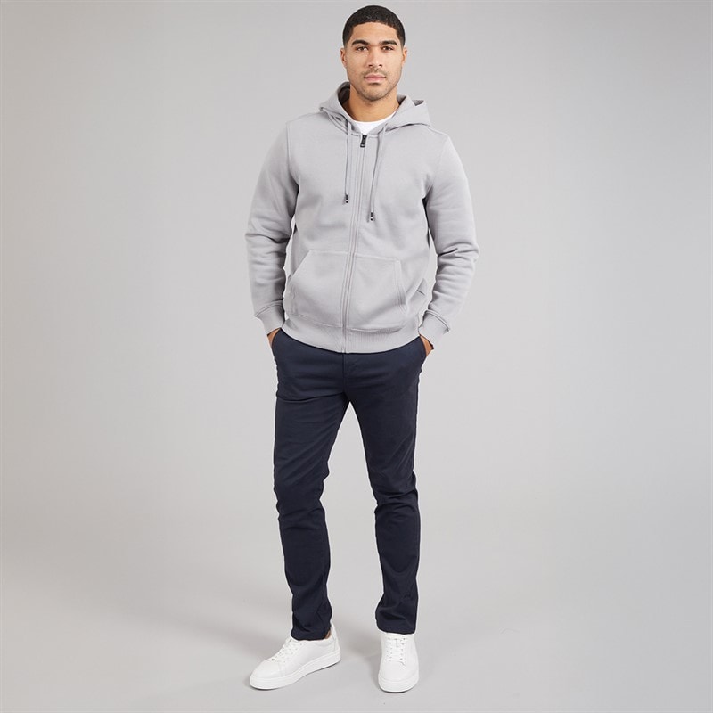 THREADBARE Mens Artois Chino Trousers Navy - Image 4