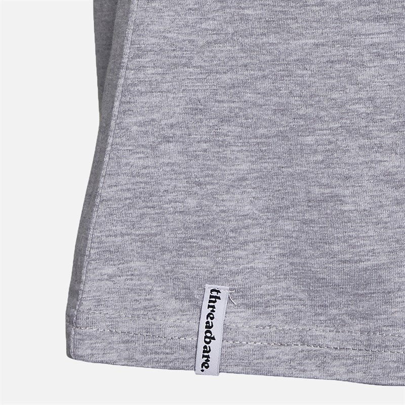 THREADBARE Mens Rylan Five Pack T-Shirts Navy/Denim/Grey Marl/White/Black - Image 3