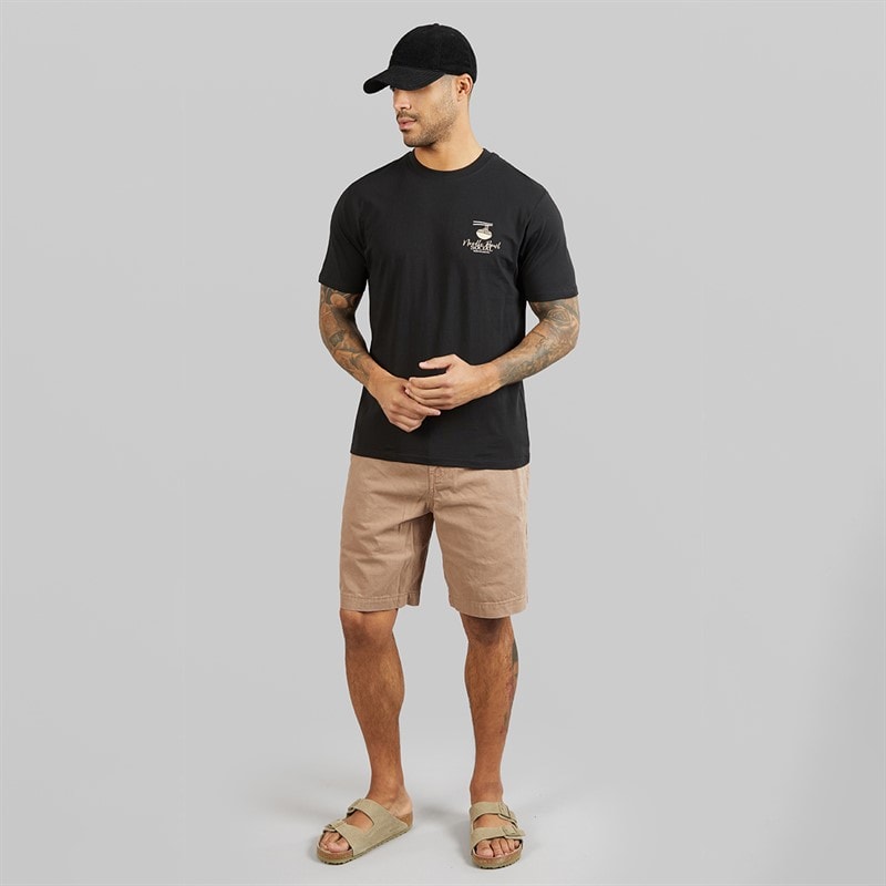 THREADBARE Mens Orr T-Shirt Black - Image 4