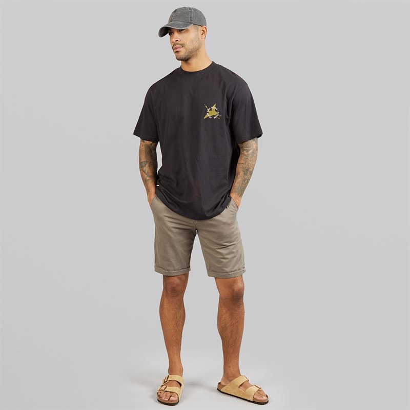 THREADBARE Mens Dag T-Shirt Charcoal - Image 4