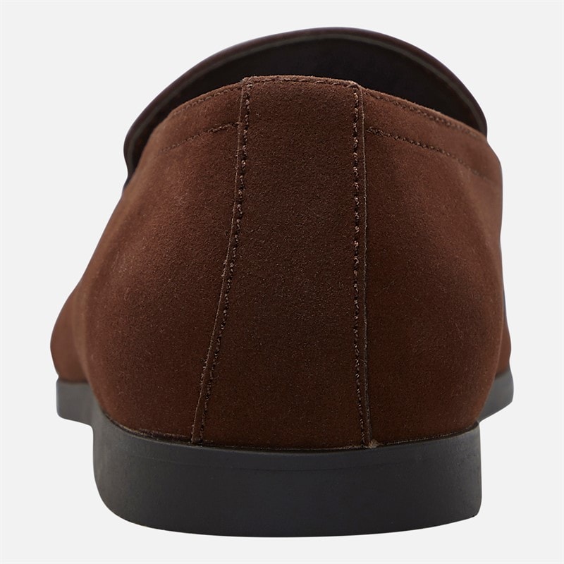 THREADBARE Mens Wedgewood Loafers Brown - Image 3