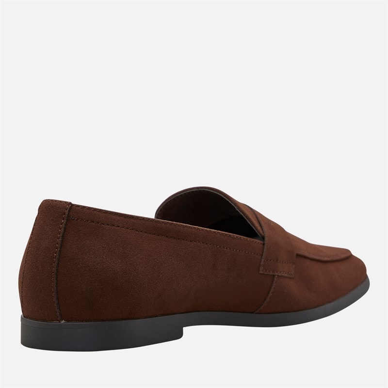THREADBARE Mens Wedgewood Loafers Brown - Image 5