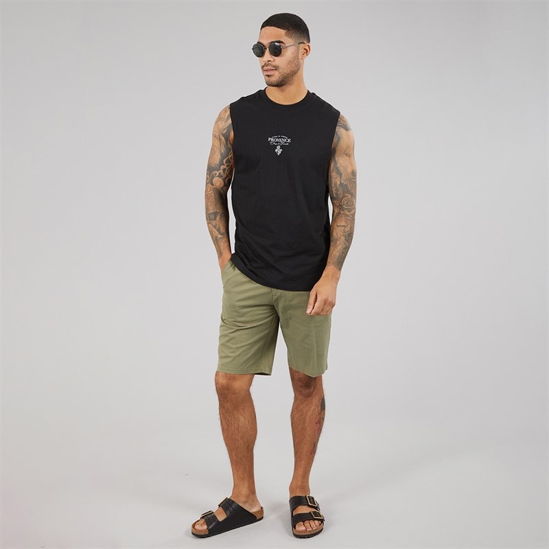 THREADBARE Mens Proven Vest Black - Image 4
