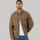 THREADBARE Mens Pulp Shacket Cigar