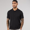 THREADBARE Mens Wigsto Polo Shirt Black