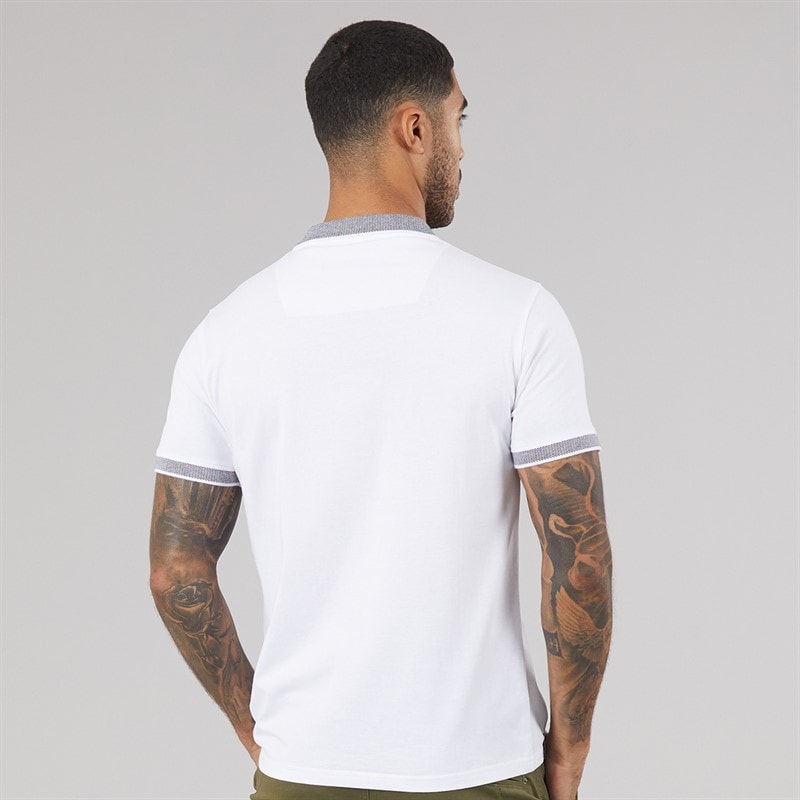 THREADBARE Mens Dale Three Pack Polo Shirts Multi - Image 3