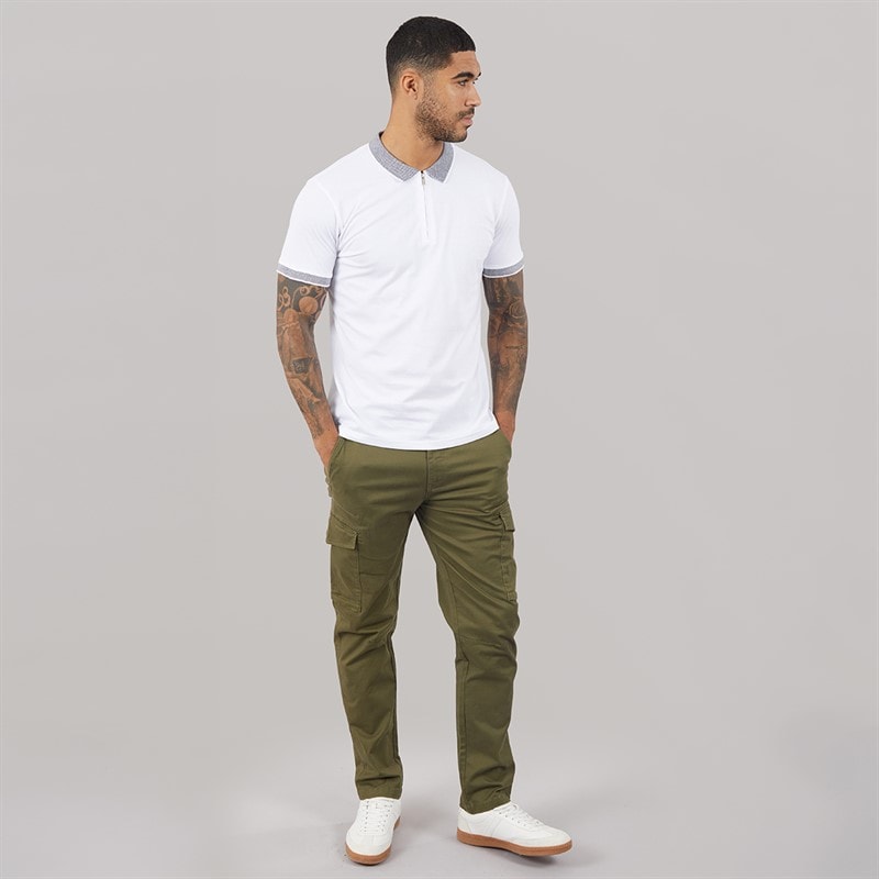 THREADBARE Mens Dale Three Pack Polo Shirts Multi - Image 5